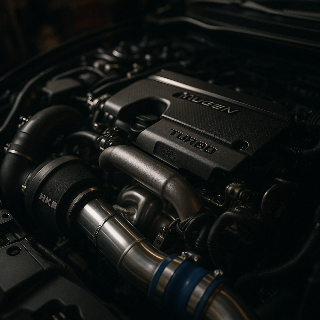 JDM tuned engine bay detail representing the tuning potential in the JDM vs European hot hatches 2026 comparison